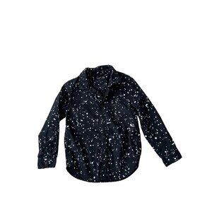 Cactus Boys Button Shirt Black Splatter( Sz 5-6 yrs )